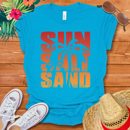 Sun Salt Sand Palm Tree T-Shirt