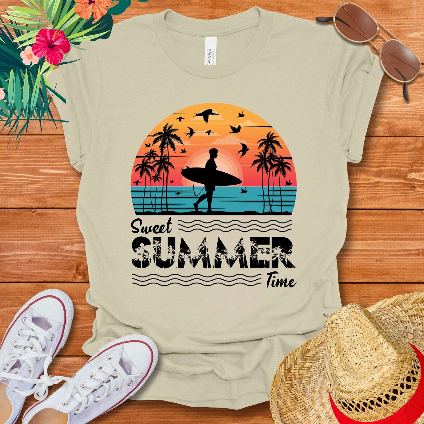 Sweet Summer Time Surfer T-Shirt